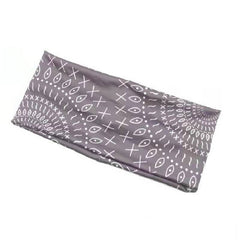 Summer Themed Hair Band Wide Sports Sweatband for Yoga Fitness Women Girls
