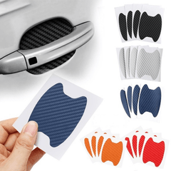 4pcs Car Door Handle Protection Film Resistant Cover Auto Accessory