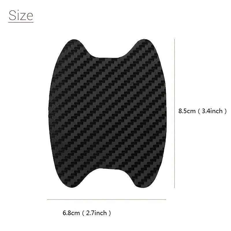 4pcs Car Door Handle Protection Film Resistant Cover Auto Accessory