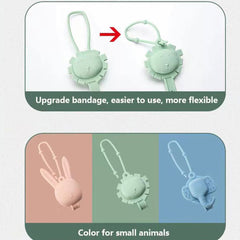 Silicone Pacifier Holder Chain Teether Toy Stroller Accessory