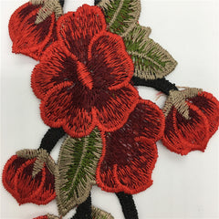 1pc Floral Lace Neckline Collar Trim Applique Embroidery
