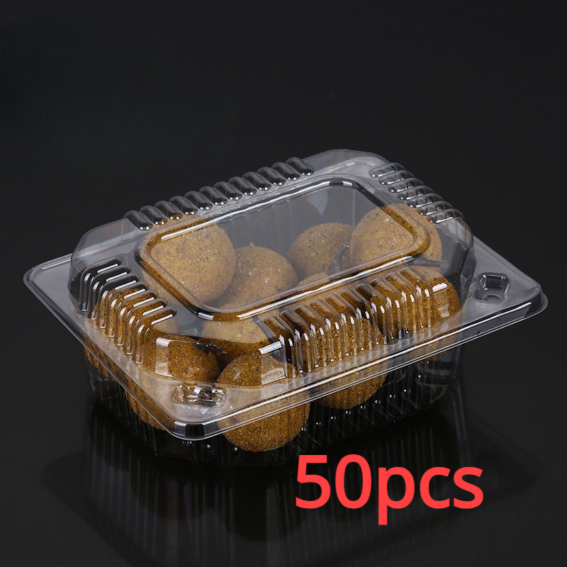 Disposable Transparent Fruit Packaging Box - 50pcs/100pcs