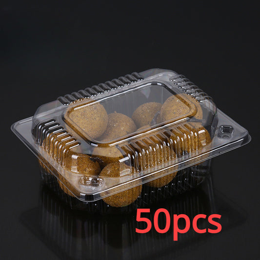 Disposable Transparent Fruit Packaging Box - 50pcs/100pcs