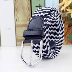 Men's Casual Woven Belt Pants Decorative Belt