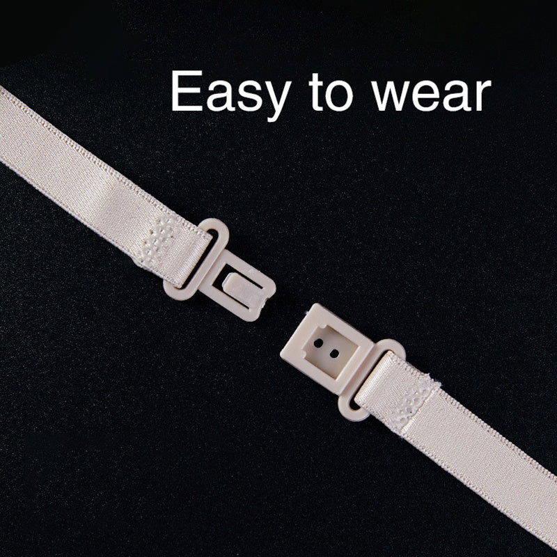 Invisible Bra Strap Clips Adjustable Elastic Shoulder Belt Non slip Buckles