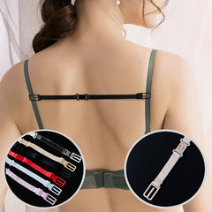 Invisible Bra Strap Clips Adjustable Elastic Shoulder Belt Non slip Buckles