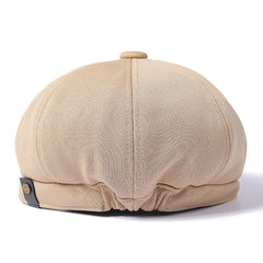 Adjustable Ear Protection Newsboy Cap Octagonal Cap For Women Men