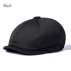 Adjustable Ear Protection Newsboy Cap Octagonal Cap For Women Men