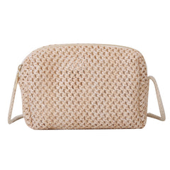 Boho Style Straw Crossbody Bag for Beach Vacation