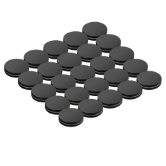 50pcs Adhesive Magnetic Discs Round with Adhesive Backing