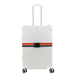 Adjustable Rainbow Pattern Bag Belt Nylon Luggage Strap Travel Accessories