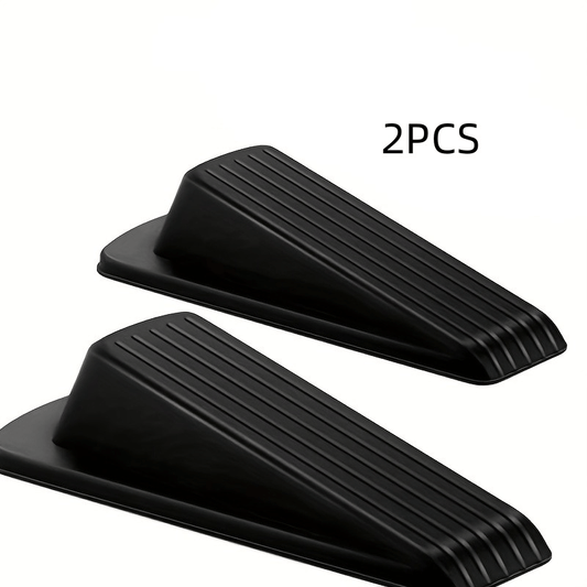 2pcs Rubber Door Stoppers Wedge Door Gaps Prevent Lock Outs Door Stoppers