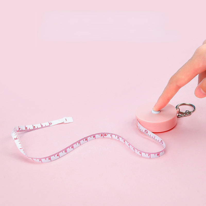 Random Cartoon Mini Tape Measure, Portable Soft Ruler for Bust Waist Measurement