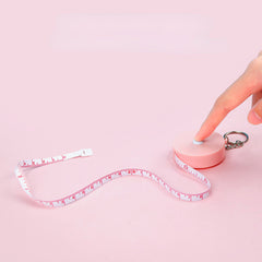 Random Cartoon Mini Tape Measure, Portable Soft Ruler for Bust Waist Measurement