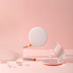 Mini LED Makeup Mirror - Double Sided Folding and Light - Travel Size