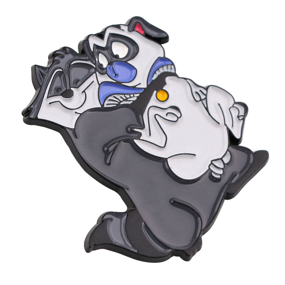 Funny Dog Enamel Pin for Men - Cartoon Animal Brooch
