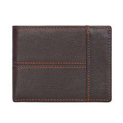 Men's Vintage Leather Short Wallet with Card Slots
