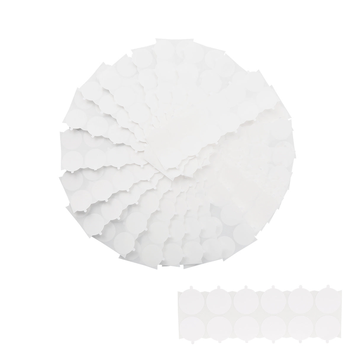 300pcs Double Sided Adhesive Dots Round Transparent Sticky Dots for DIY Craft