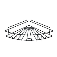 Shower Shelf With Hooks Triangle Corner Storage Drain Rack