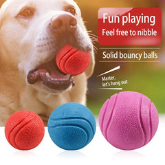 Durable Rubber Dog Toy for Outdoor Play and Training