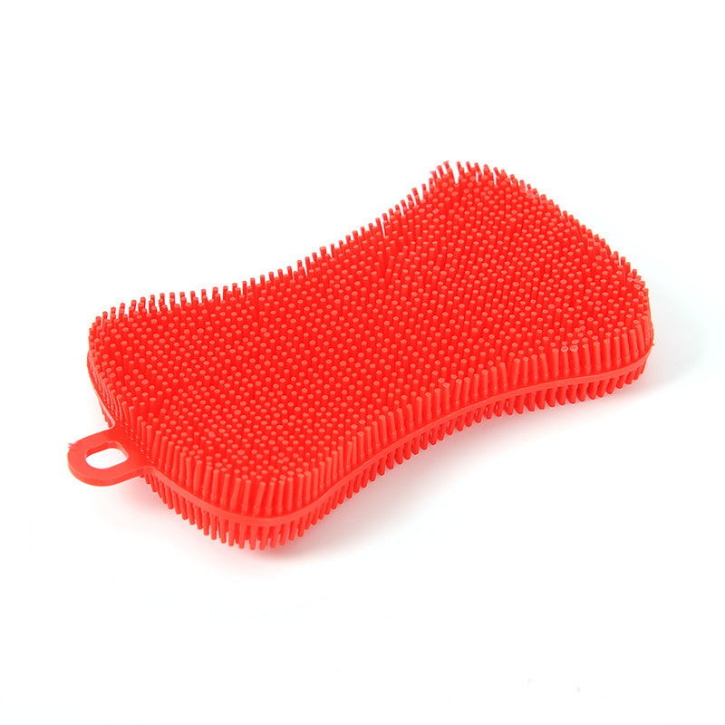 1pc Silicone Sponge Dish Sponge Cleaning Sponge Dish Washing Kitchen Gadgets