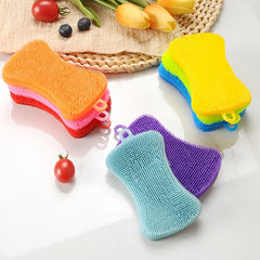 1pc Silicone Sponge Dish Sponge Cleaning Sponge Dish Washing Kitchen Gadgets