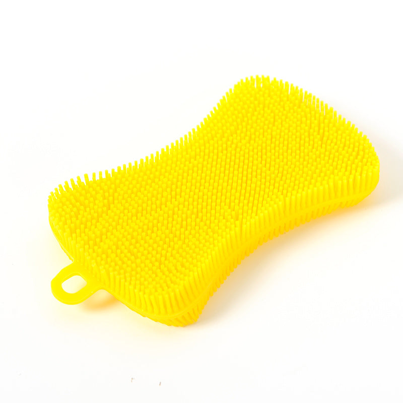 1pc Silicone Sponge Dish Sponge Cleaning Sponge Dish Washing Kitchen Gadgets