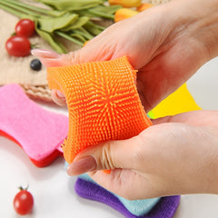 1pc Silicone Sponge Dish Sponge Cleaning Sponge Dish Washing Kitchen Gadgets