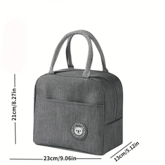 Large Capacity Insulated Lunch Tote Bag Leakproof Thermal Cooler Sack