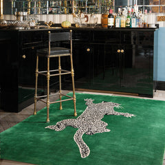 Leopard Print Rug European Style Carpets Fluffy Soft Large Area Carpet