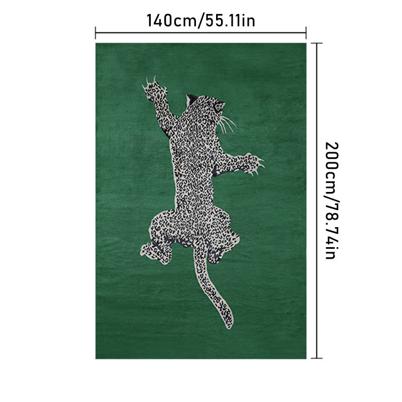 Leopard Print Rug European Style Carpets Fluffy Soft Large Area Carpet