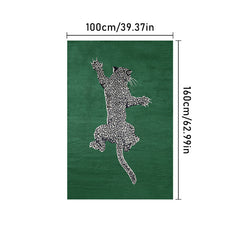 Leopard Print Rug European Style Carpets Fluffy Soft Large Area Carpet