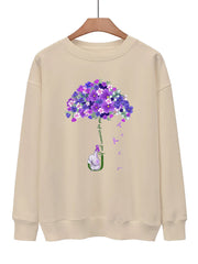 Harmony Graphic Print Sweatshirt for Fall & Winter