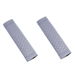Stylish Car Safety Seat Belt Faux Leather Shoulder Strap Pad Cover