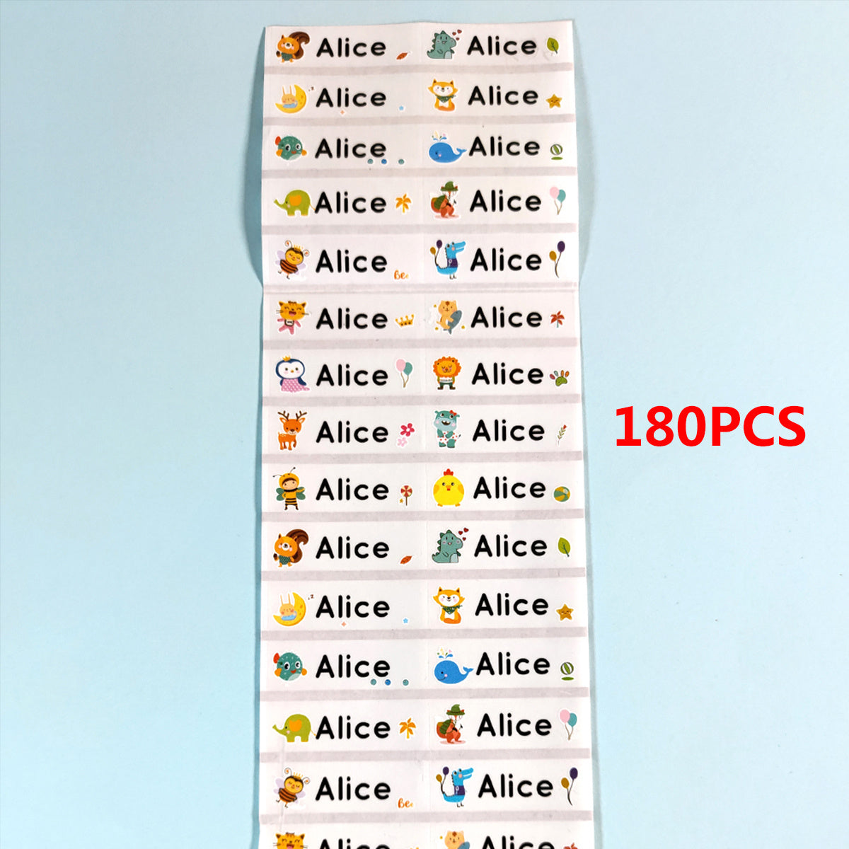 Personalized Waterproof Name Stickers, Custom Stationery Labels