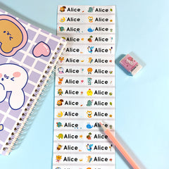 Personalized Waterproof Name Stickers, Custom Stationery Labels