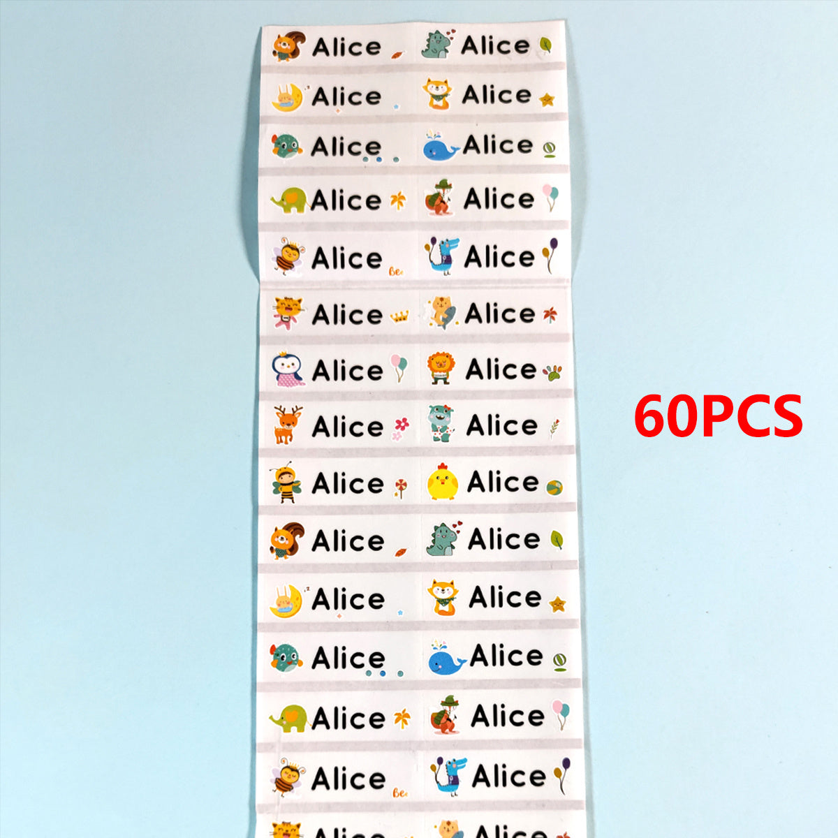 Personalized Waterproof Name Stickers, Custom Stationery Labels