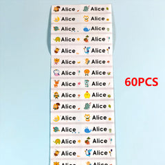 Personalized Waterproof Name Stickers, Custom Stationery Labels