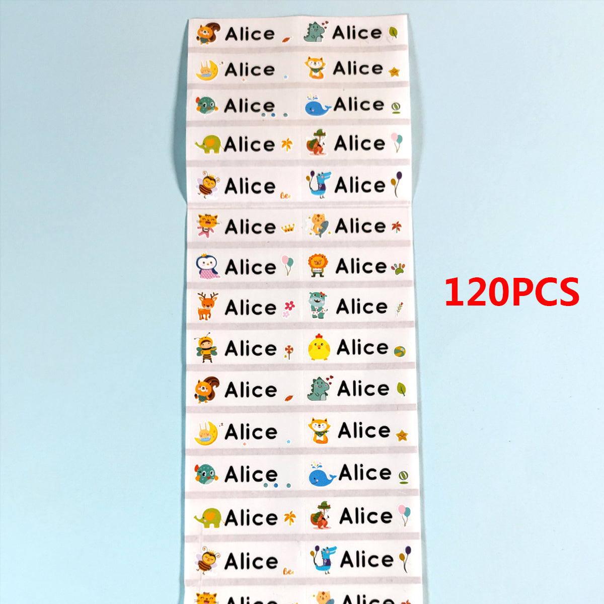 Personalized Waterproof Name Stickers, Custom Stationery Labels