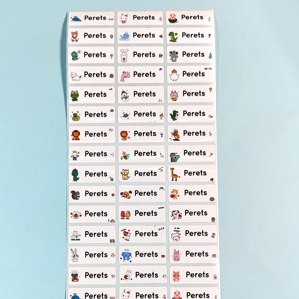 Personalized Name Stickers School Label Decal For Students