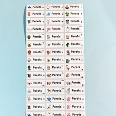 Personalized Name Stickers School Label Decal For Students
