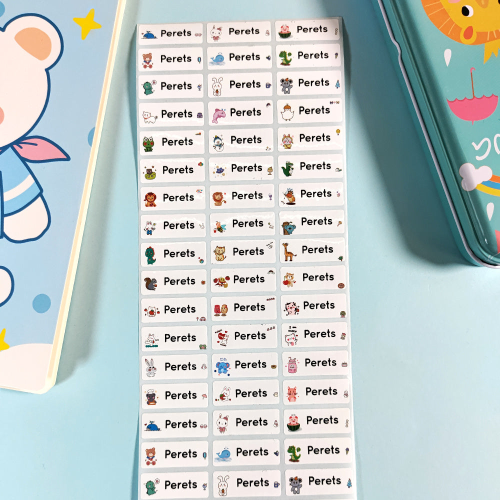 Personalized Name Stickers School Label Decal For Students