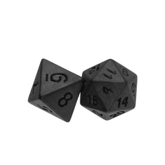 7pcs Frosted Digital Dice Set for Tabletop RPG