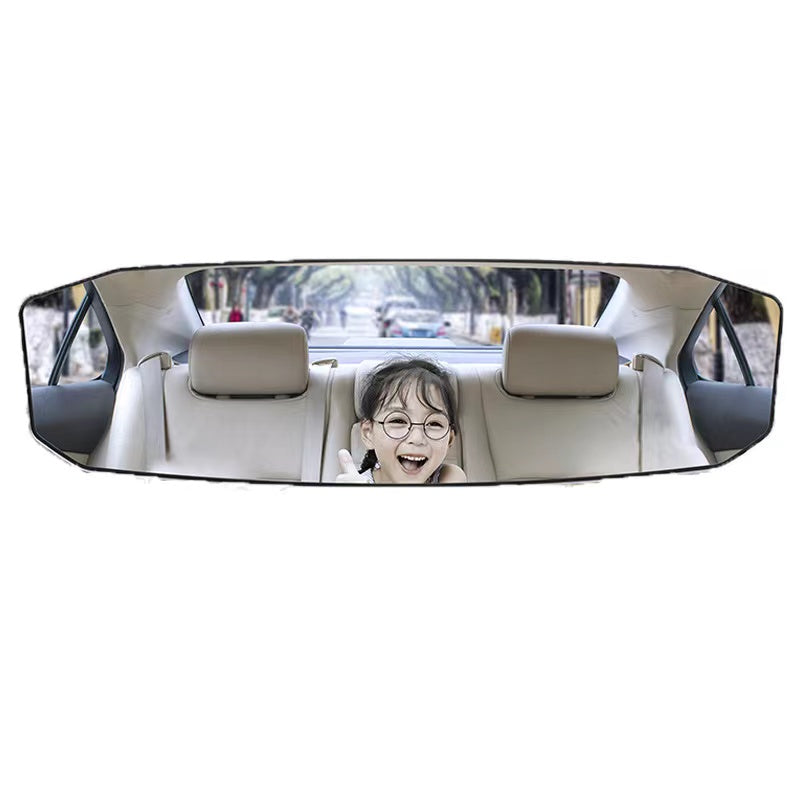 Car Wide Field Rearview Mirror Curved Baby Mirror for SUV Truck Van