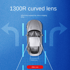Car Wide Field Rearview Mirror Curved Baby Mirror for SUV Truck Van
