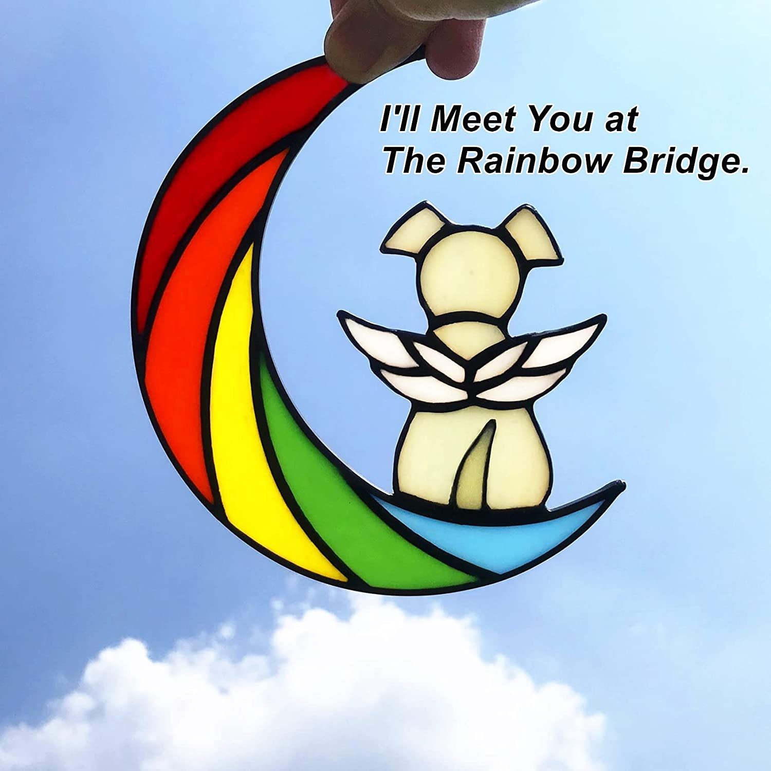 Rainbow Bridge Memorial for Dogs - A Heartfelt Sympathy Gift