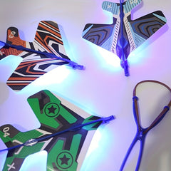 Magic Luminous Slingshot Catapult Plane Outdoor Toy