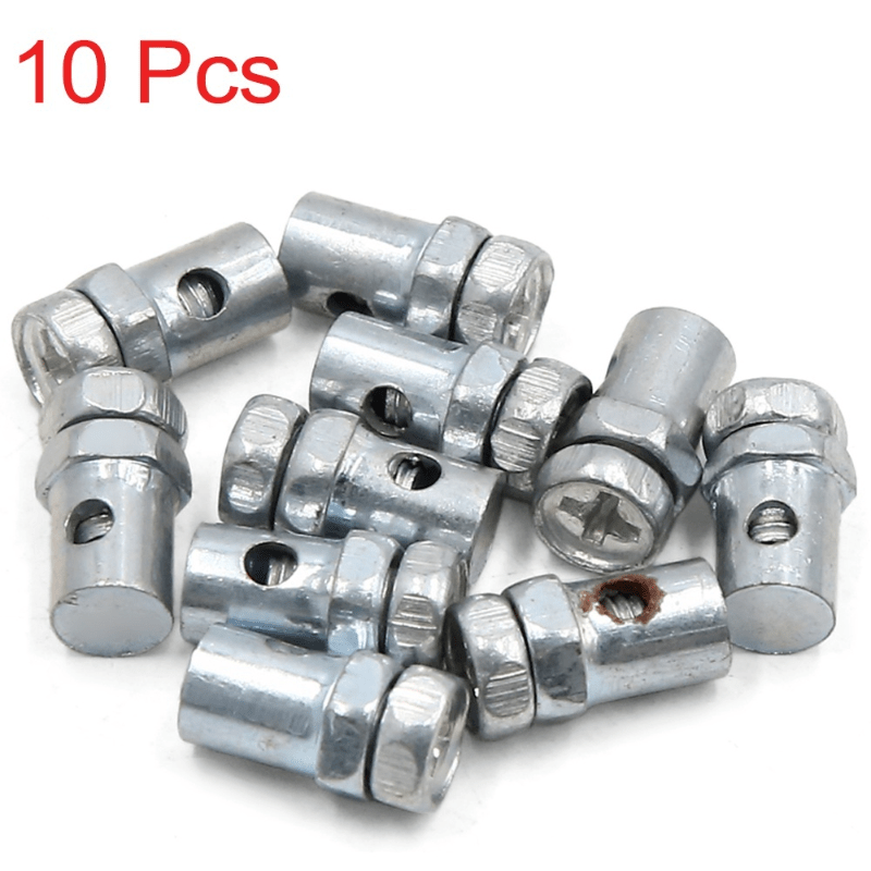 6Pcs Motorcycle Brake Line Hose Fastener Bolts Secure & Solderless