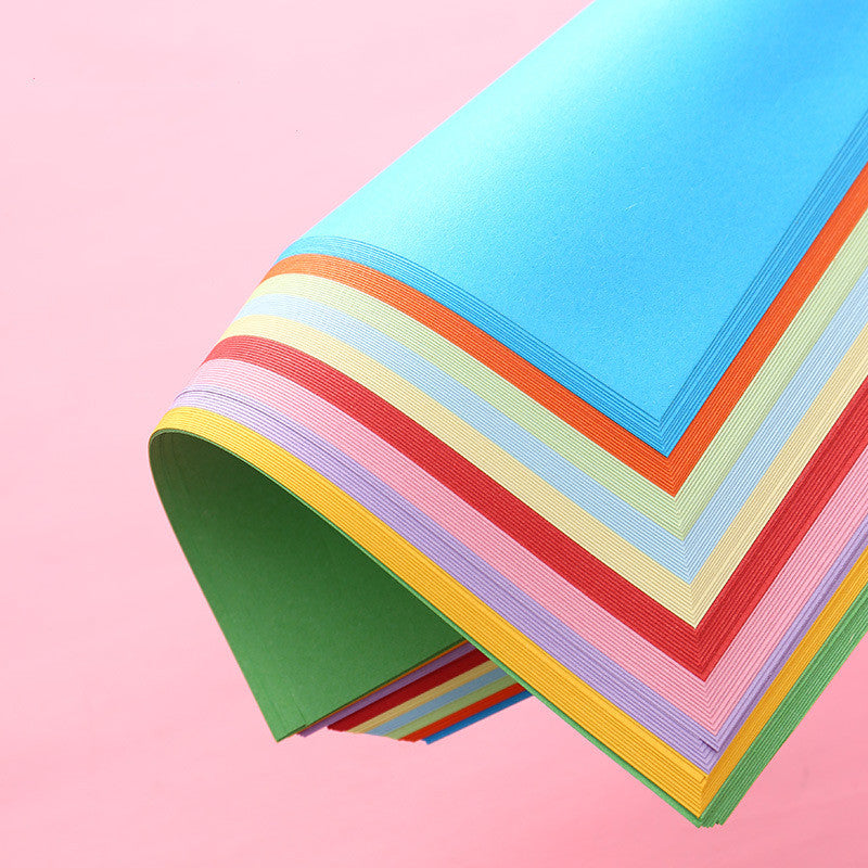 100sheets Colorful Origami Paper Cutting Paper Copy Paper Creative DIY Solid Pap