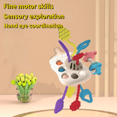 6-in-1 Montessori Toys For Babies - Finger Grasping Exerciser